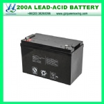 Maintain Free VRLA Rechargeable Battery 12V200ah Solar Battery
