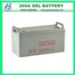 High quality maintenance free 12V200AH gel/lead acid battery